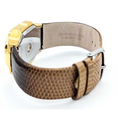 Watch Philip Stein Gold Tone 32mm Stainless Leather Strap Box and Papers 225016607