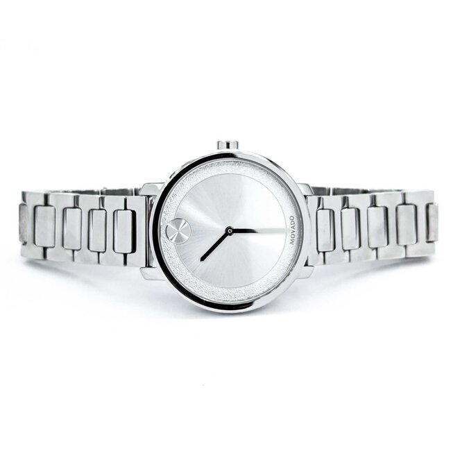 Watch Movado Bold 16.134.191 34mm Stainless Steel 7" Box 125046000