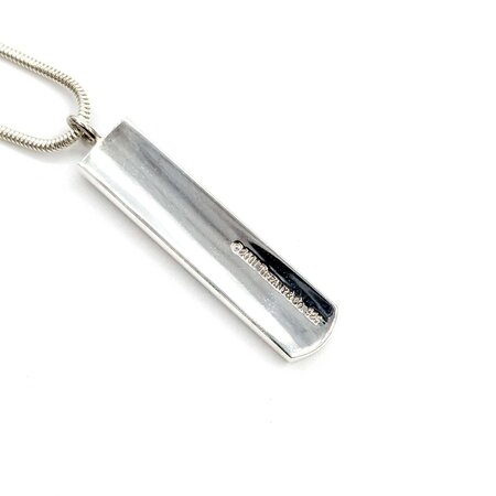 Pendant Tiffany & Co. Bar Drop Sterling Silver 1.4x.35" 17.5" 14.42g 125040015
