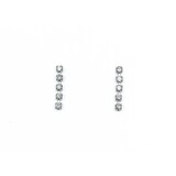  Earrings Dangle .33ctw Round Diamonds 900pt .7x.07" 1.76g 125030109