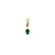 Emerald Pendant .02ct Round Diamond .30ct Emerald 18ky 1.27g 225030112
