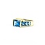 Ring 3.5ctw London Blue Topaz 18ky 6mm Sz7.5 5.2g 125040029