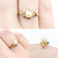 Ring .02ctw Round Diamonds 5mm Pearl 14ky Sz5.5 2.1g 125040030