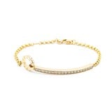  Bracelet Piaget Possession .50ctw Round Diamonds 18kr 6.5-7.5" 10.56g 225040050