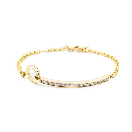 Bracelet Piaget Possession .50ctw Round Diamonds 18kr 6.5-7.5" 10.56g 225040050