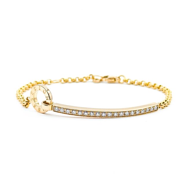 Bracelet Piaget Possession .50ctw Round Diamonds 18kr 6.5-7.5" 10.56g 225040050