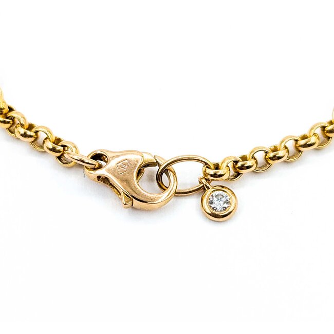 Bracelet Piaget Possession .50ctw Round Diamonds 18kr 6.5-7.5" 10.56g 225040050