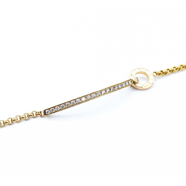 Bracelet Piaget Possession .50ctw Round Diamonds 18kr 6.5-7.5" 10.56g 225040050