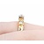 Ring Half Bezel .75ctw Round Diamonds 14ktt 4.15mm Sz6.5 4.49g 225040046