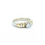 Ring Half Bezel .75ctw Round Diamonds 14ktt 4.15mm Sz6.5 4.49g 225040046