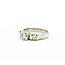 Ring Half Bezel .75ctw Round Diamonds 14ktt 4.15mm Sz6.5 4.49g 225040046