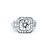 Ring Engagement Vintage Style S. Kashi 1.00ct Round Diamond 1.00ctw Diamonds 14kw sz4 225010306