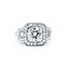 Ring Engagement Vintage Style S. Kashi 1.00ct Round Diamond 1.00ctw Diamonds 14kw sz4 225010306