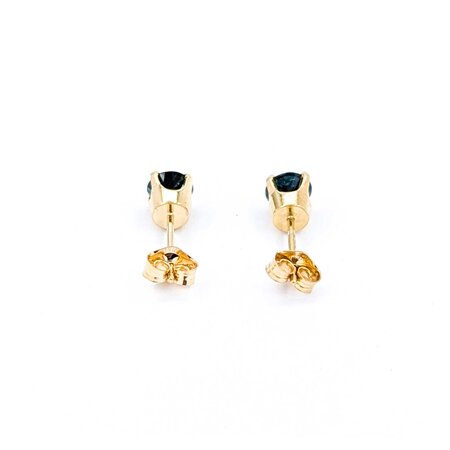 Earrings Stud 1.00ctw Tourmaline 14ky 5mm 1.06g 225040038