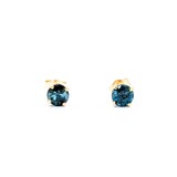  Earrings Stud 1.00ctw Tourmaline 14ky 5mm 1.06g 225040038