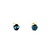 Earrings Stud 1.00ctw Tourmaline 14ky 5mm 1.06g 225040038