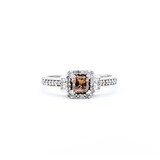  Ring .25ct Princess Diamond .15ctw Diamonds 14kw Sz6 2.51g 225040025