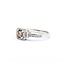 Ring .25ct Princess Diamond .15ctw Diamonds 14kw Sz6 2.51g 225040025