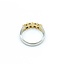 Ring Half Bezel .50ctw Round Diamonds 14ktt 4mm Sz6.5 4.77g 225040047