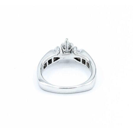 Ring Engagment .40ct Marquise Diamond .47ctw Diamonds 14kw Sz6.5 5.19g 225040044