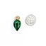 Earrings Stud .60ctw Old Mine Cut Diamonds 16x11mm Jade 9ky 23x11mm 6.52g 225040130