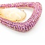 Pendant Pave 4.20ctw Pink Sapphires 23.5ct Australian Crystal Opal 18kr 75x43 24" 35.55g 225040054