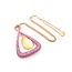 Pendant Pave 4.20ctw Pink Sapphires 23.5ct Australian Crystal Opal 18kr 75x43 24" 35.55g 225040054