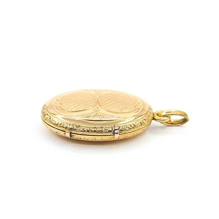 Pendant "8" Locket 14ky 1.6x.95" 6.6g 225040066