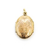  Pendant "8" Locket 14ky 1.6x.95" 6.6g 225040066