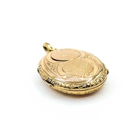 Pendant "8" Locket 14ky 1.6x.95" 6.6g 225040066