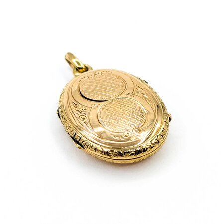 Pendant "8" Locket 14ky 1.6x.95" 6.6g 225040066