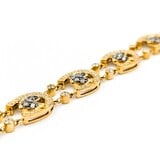  Bracelet Horse 3ctw Round Diamonds Chocolate Diamonds 14ky 14mm 8" 21.51g 225040131