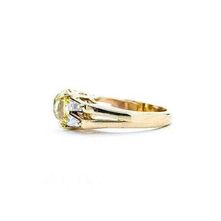 Ring 3.02ct Old Mine Cut Diamond .52ctw Diamonds 14ky 8.5mm Sz6.5 5.96g 225040142