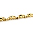 Bracelet V Link 6mm Pearl 14ky 6mm 7.5" 13.4g 225040139