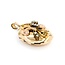 Pendant Leaf Motif Locket 2mm Seed Pearls 12ky 1.9x1.2" 11.2g 225040064