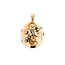 Pendant Leaf Motif Locket 2mm Seed Pearls 12ky 1.9x1.2" 11.2g 225040064