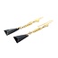 Earrings Dangle .20ctw Round Diamonds Onyx 2.5mm Seed Pearls 14ky 2.6x.4" 4g 225040101