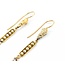 Earrings Dangle .20ctw Round Diamonds Onyx 2.5mm Seed Pearls 14ky 2.6x.4" 4g 225040101