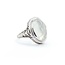 Ring Filigree 11ct Cabochon Moonstone 14kw 18.5x15mm Sz7 4.1g 225040073