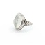 Ring Filigree 11ct Cabochon Moonstone 14kw 18.5x15mm Sz7 4.1g 225040073
