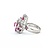 Ring Vintage .30ctw Single Cut Diamonds 2.00ctw Pink Lab Grown Sapphires 14kw 22x20 Sz4.5 7.09g 225040053