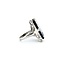 Ring Filigree .08ct Round Diamond 18x9mm Black Onyx 14kw 20x13mm Sz4.5 3.2g 225040074