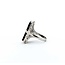 Ring Filigree .08ct Round Diamond 18x9mm Black Onyx 14kw 20x13mm Sz4.5 3.2g 225040074