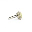 Ring Effy Halo .20ctw Round Diamonds 3.50ct Opal 14kw 14.7x12.8 Sz5 3.85g 225040052