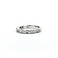 Ring Band .30ctw Round/Princess Diamonds 18kw Sz3.75 2.29g 225040144