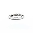 Ring Band .30ctw Round/Princess Diamonds 18kw Sz3.75 2.29g 225040144