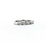 Ring Band .30ctw Round/Princess Diamonds 18kw Sz3.75 2.29g 225040144