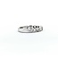 Ring Band .30ctw Round/Princess Diamonds 18kw Sz3.75 2.29g 225040144