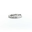 Ring Band .30ctw Round/Princess Diamonds 18kw Sz3.75 2.29g 225040144