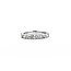 Ring Band .30ctw Round/Princess Diamonds 18kw Sz3.75 2.29g 225040144